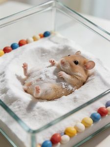 Arena de Baño para Hámster y Chinchilla DongnaiPETS 100% Natural y Ecológica, Control de Olores Extra, Desechable por el Inodoro, Altamente Absorbente, 1 kg - Product Image 5