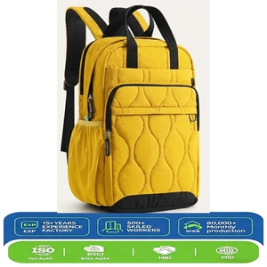 Mochila Acolchada <span class=keywords><strong>de</strong></span> Moda para Portátil, Mochila <span class=keywords><strong>de</strong></span> Viaje Unisex <span class=keywords><strong>de</strong></span> 15-15.6 Pulgadas, Impermeable, <span class=keywords><strong>de</strong></span> Nailon Acolchado, Aprobada para <span class=keywords><strong>Vuelos</strong></span> - Product Image 1