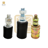 Accessoires de porte Rouleau de portail en nylon Rouleau de guidage de portail coulissant réglable Rouleau de portail suspendu