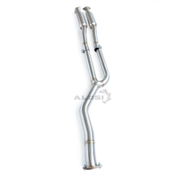 Résonateur de tuyau intermédiaire de performance OEM pour Lexus RC200T RC300 RC350 3.5L V6 2013-2020, tuyaux d'échappement de course en acier inoxydable SS304, ajustement OEM 1:1