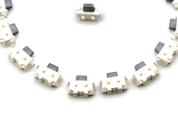 Interrupteur Tactile YZTECH TS0002 SMB 4.8X2mm Angle Droit SMT PCB Nylon H=3.2/3.5/3.8mm 02P