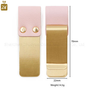 热卖时尚金属书签仿皮笔夹笔记本笔套套圈宣传日记计划书 - Product Image 6