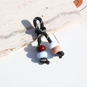 Colgante de cuentas de <span class=keywords><strong>ábaco</strong></span> colorido hecho a mano al por mayor, decoración de cuentas con nudo para deportes y ocio, para zapatos, bolsos y teléfonos móviles - Product Image 6