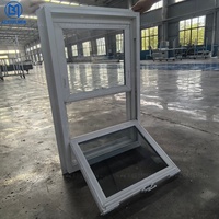 Ventanas de PVC de Doble Acristalamiento Personalizadas con Malla de Fibra de Vidrio, Aislamiento Térmico, Ventana de PVC de Doble Hoja para Cocina