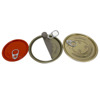 OEM ODM BPA-NI Bouchons de boîte en fer blanc, couvercles à ouverture facile, capuchons EOE 202 #   Bouchon à ouverture facile rond TFS