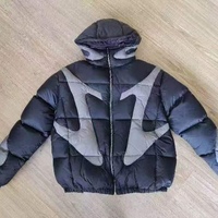 Veste d'hiver pour homme en nylon imperméable à capuche zippée, personnalisable par le fabricant, multicolores, style bomber