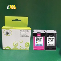 Tinta Compatible HP 62XL para Cartucho para Impresoras HP Envy 5540 5542 5640 7640 con el Chip Inteligente Más Reciente