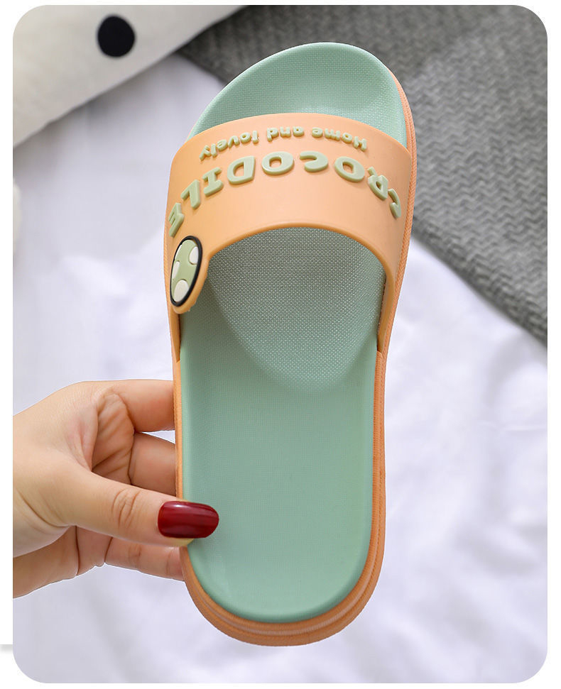 Cheap Personalized Slippers Non-slip Bathroom Home Slippers Women Slides Shoes