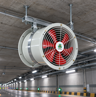 Ventilateur axial à jet 400 mm pour la ventilation de tunnels, ventilateur à impulsions pour les aires de stationnement et le déplacement d'air dans les conduits souterrains