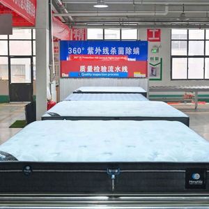 Vente directe d'usine, matelas hybride en mousse à mémoire de forme en latex naturel biologique 100%, avec housse en coton respirant, taille Queen personnalisée - Product Image 6