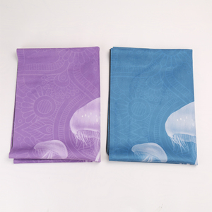 Tapis de yoga antidérapant pliable de 1mm imprimé en caoutchouc naturel écologique et élégant - Product Image 5