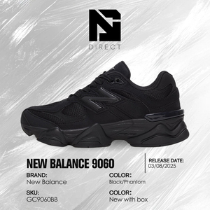New Balance 9060 Triple Black (GS)-Zapatillas deportivas para mujer - Product Image 6
