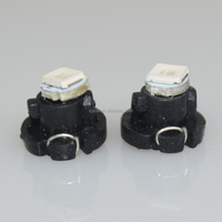 Ampoules de tableau de bord intérieur de voiture T3 1LED 1SMD rouge blanc jaune bleu vert bleu glacé, lumières blanches, lampe d'instrument automobile à LED