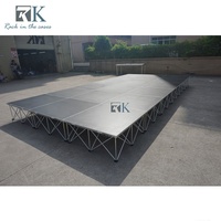 Plateforme de scène pliable Smart Stage 18 mm, installation facile, plateforme de scène pour concerts