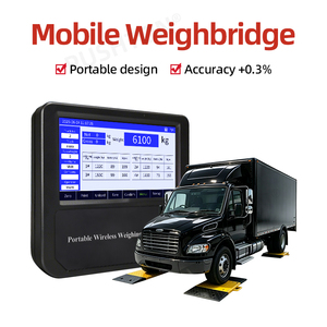Plateformes de pesage d'essieux de camion portables sans fil <span class=keywords><strong>grande</strong></span> capacité, nouveau type de balance d'essieux portable 25 tonnes - Product Image 1