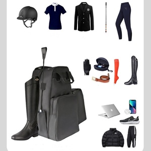 <span class=keywords><strong>Stivali</strong></span> da <span class=keywords><strong>equitazione</strong></span> professionali che trasportano borse equestri portatili durevoli con vano casco in poliestere borse per cavalli - Product Image 6
