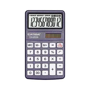 12-digits Electronic Calculator Promotional High Quality Calculator Custom Logo Promotional Calculator Cheap