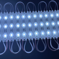 Module LED d'injection 3 LED SMD 5730 étanche avec puce Samsung 1,5W DC12V et lentille pour enseignes LED, lettres lumineuses et caissons lumineux publicitaires