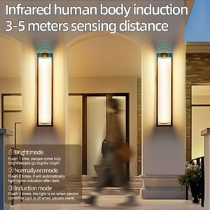 Güneş duvar lambası dış mekan, IP65 su geçirmez, hareket sensörü, <span class=keywords><strong>3</strong></span> renk modları, otomatik açma/kapama, bahçe için, yolu, sundurma, merdiven - Product Image 3