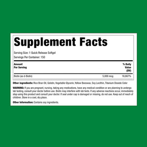 Gélules à la biotine personnalisées <span class=keywords><strong>de</strong></span> qualité supérieure, supplément vitaminique hautement absorbable à libération rapide pour les cheveux, la peau et les ongles, complément alimentaire - Product Image 2
