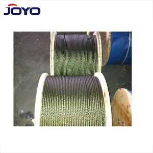 Linea zincata 6x19 + FC contattata corda per ascensore in acciaio Sandline. - Product Image 6