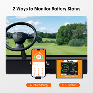 Batterie LiFePo4 12V 300Ah avec fonction de chauffage Bluetooth, étanche IP65, batterie solaire au lithium, stock UE/US - Product Image 5
