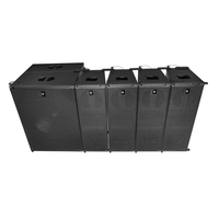 Sistema de Altavoces de Dos Vías con Doble Altavoz de 10 Pulgadas + 18 Pulgadas, Sistema de Altavoces Line Array para Iglesias