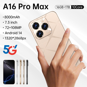 Teléfono A16 Pro Max 5G Precio de Fábrica 16GB+1TB de Almacenamiento Pantalla Grande de 7.3 Pulgadas y Doble SIM Teléfono Inteligente Android - Product Image 3