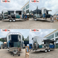 Truth Coffee Food Truck Voll Ausgestattete Mobile Kaffeeküche für Getränke, Desserts, Backwaren und Outdoor-Catering-Geschäft