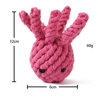 Jouets en corde interactive en coton résistant aux morsures pour animaux de compagnie et chiens