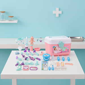 Nouveau jeu de rôle de médecin pour enfants, plusieurs styles, jouets de jeu de rôle, petit kit de médecin avec éclairage - Product Image 3