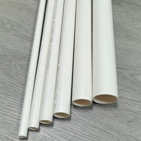 Tuyau d'égout PVC-U enterré résistant à la corrosion, tube de drainage UPVC pour eaux de pluie et eaux usées extérieures