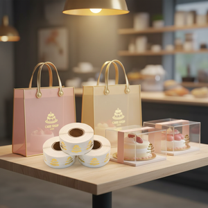 金箔ホットスタンプ環境に優しい食品グレードカスタムビニール防水UV印刷ダイカット粘着ステッカーラベル - Product Image 4