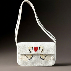 Bolso de hombro tipo bandolera con diseño de botella de champán y cuentas, estilo bohemio para mujer india, bolso de compras para fiestas, bolsos de mano de alta calidad - Product Image 1