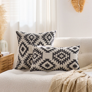 High Quality Jacquard Throw Pillow <strong>Cover</strong> Cotton Linen Pillow <strong>Cover</strong> Pillow Cases <strong>Rectangular</strong> <strong>Cushion</strong> <strong>Cover</strong> - Product Image 3