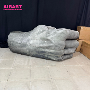 Escultura Inflable Gigante de Puño con Textura de Piedra de 2.4m, Mano de <span class=keywords><strong>Roca</strong></span> Realista Inflable para Decoración de Halloween y Laberintos Encantados - Product Image 4