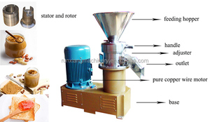 Máquina Industrial para Hacer Pasta de Leche de Cacahuete, Nuez y Almendra, con Motor de Acero Inoxidable - Product Image 4