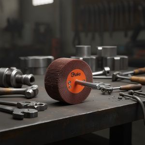 Ttake Abrasive Cloth Flap Wheel 40x15 Mm 240 Grit 6 Mm Shaft For Metal Grinding - Product Image 3