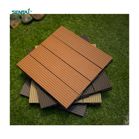 Carreaux de pont, terrasse, jardin, WPC, assemblage facile à installer, de haute qualité, ST02ST1, 310x310x22mm