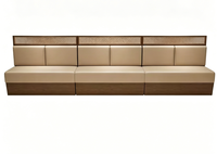 Muebles de Restaurante de Madera Maciza de Estilo Nórdico, Mesas, Sillas, Sofás, Asientos, Ecológicos y Duraderos para Cafés y Bares
