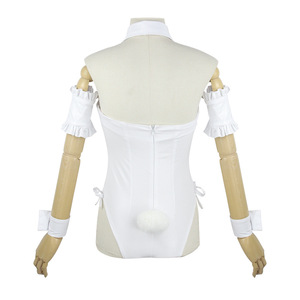 Disfraz de Cosplay de Yosuga No Sora Kasugano Sora, Traje de Conejita Blanca para Mujer, Mono de Anime con Lazo y Orejas - Product Image 2
