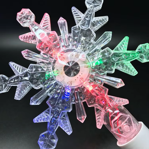 Baguette Flocon de Neige Lumière LED Jouet Enfants Adolescents Frozen <span class=keywords><strong>Noël</strong></span> Anniversaire Costume Princesse Fête Décoration Glowing Flashing Gift Supply - Product Image 4