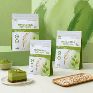 Avena Instantánea con <span class=keywords><strong>Leche</strong></span> y Matcha, Cereal de Avena Integral para el Desayuno - Product Image 4