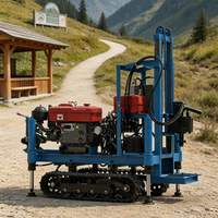 Foreuse de puits d'eau à circulation de boue HR-150C pour stations de ravitaillement en eau de randonnée, puissance 25 CV, poids 900 kg, pour couches de calcaire sablonneux