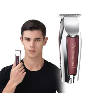 Tondeuses de Coiffeur Rechargeables pour Homme, Machine de Coupe de Cheveux, Électrique Sans Fil, USB, Acier Inoxydable