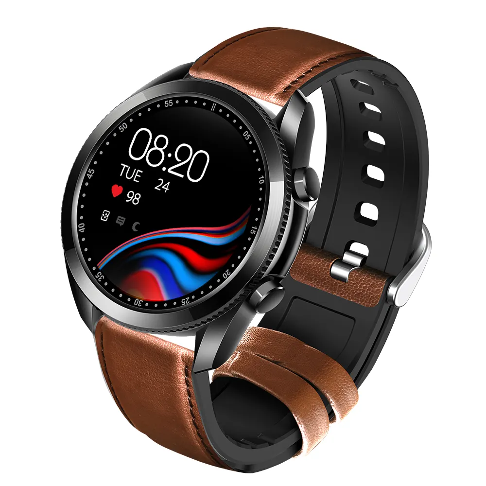 Free sample latest ECG sleep monitoring calling smart watch for iphone mobile phones