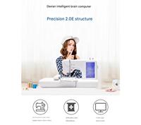 Machine à coudre domestique automatique multifonctionnelle à écran tactile avec broderie intégrée par ordinateur