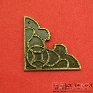 New Chinese Style Zinc Alloy <b>Corner</b> <b>Protector</b> 53.5x53.5mm Anti-Scratch For High-End Furniture - Product Image 4