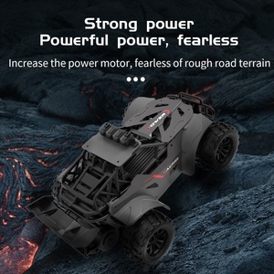 Có thể sạc lại Off Road Racing RC xe hợp kim kim loại cơ thể đài phát thanh điều khiển xe tải với Led Đèn Pha gồ ghề tất cả các địa hình thiết kế cho trẻ em - Product Image 2