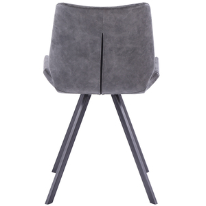 Chaise de salle à manger moderne, 3 h libre pour loisir, ensemble de siège croisé en métal blanc, presbyte, Yuhai, Cosy - Product Image 5